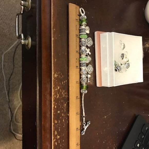 DaVinci Silver Bracelet with 22 beads - Picture 4 of 6